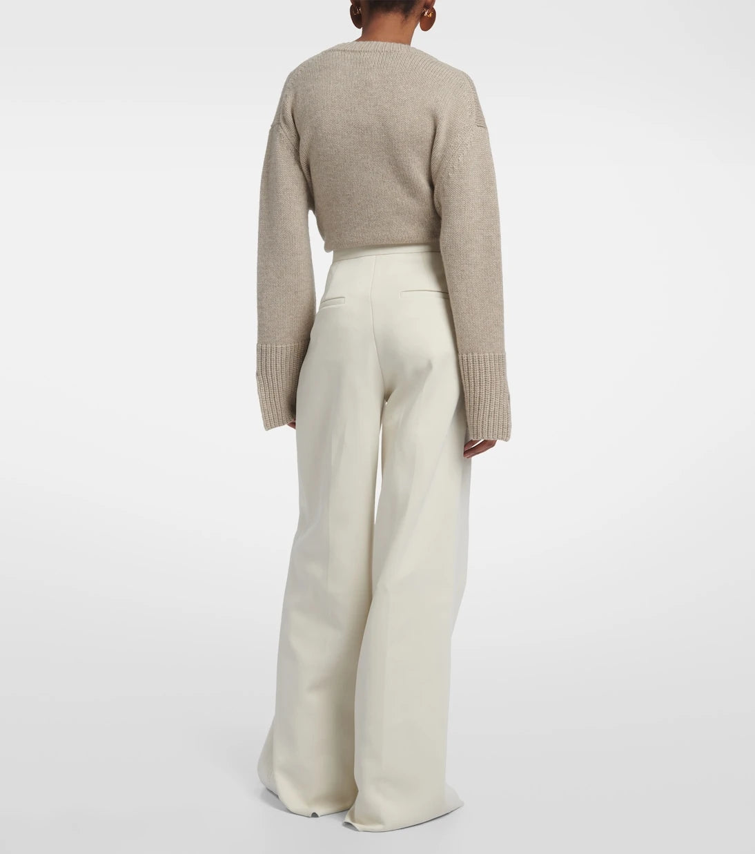Max Mara - Zinnia jersey wide-leg pants
