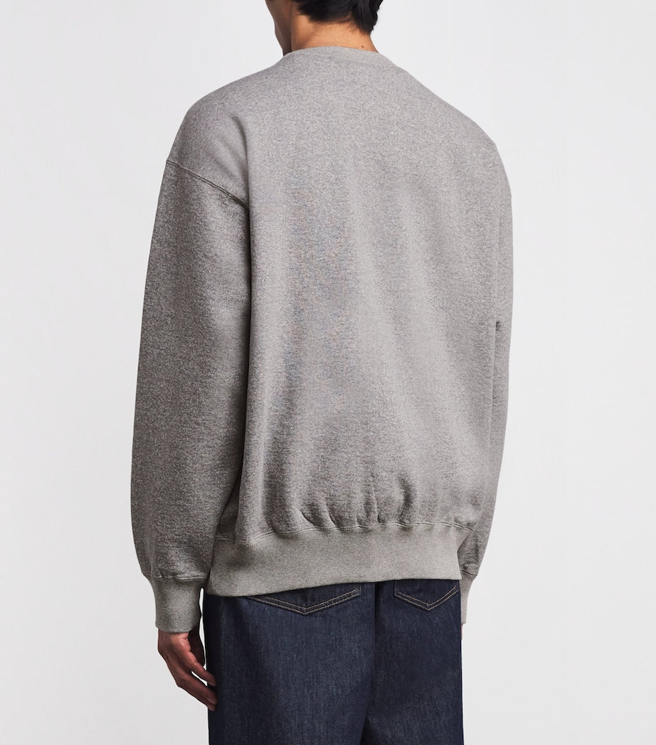 Grey Cotton Smooth Soft Sweatshirt