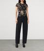Floral Print Ellie T-Shirt ARMADA BLACK