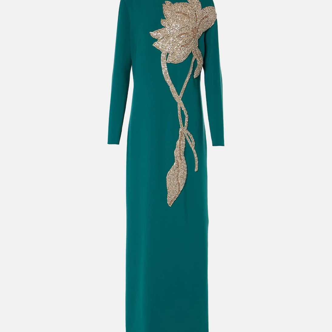 Costarellos - Elea embellished crêpe gown