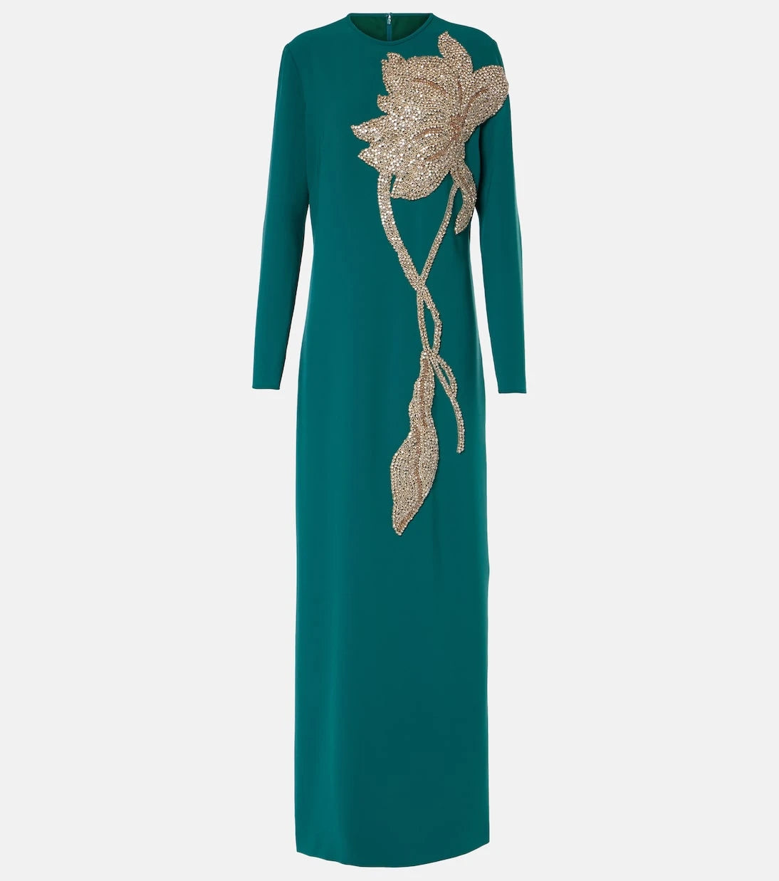 Costarellos - Elea embellished crêpe gown