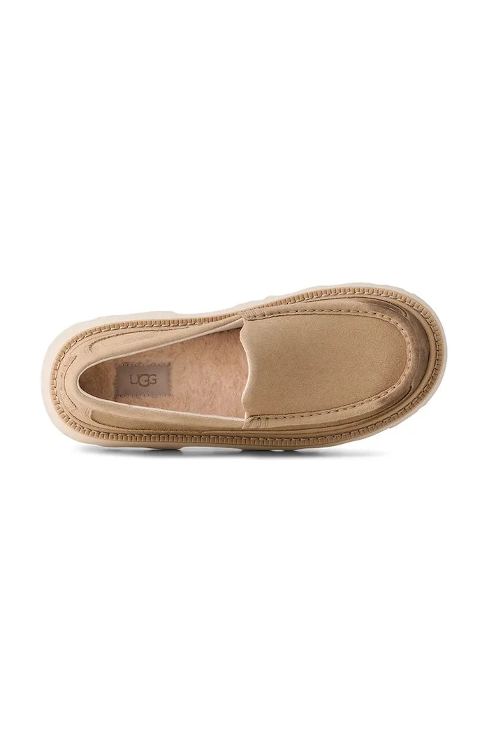 Велурени мокасини UGG Ascot Lug