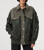 Green Hybrid Verity Bomber Jacket