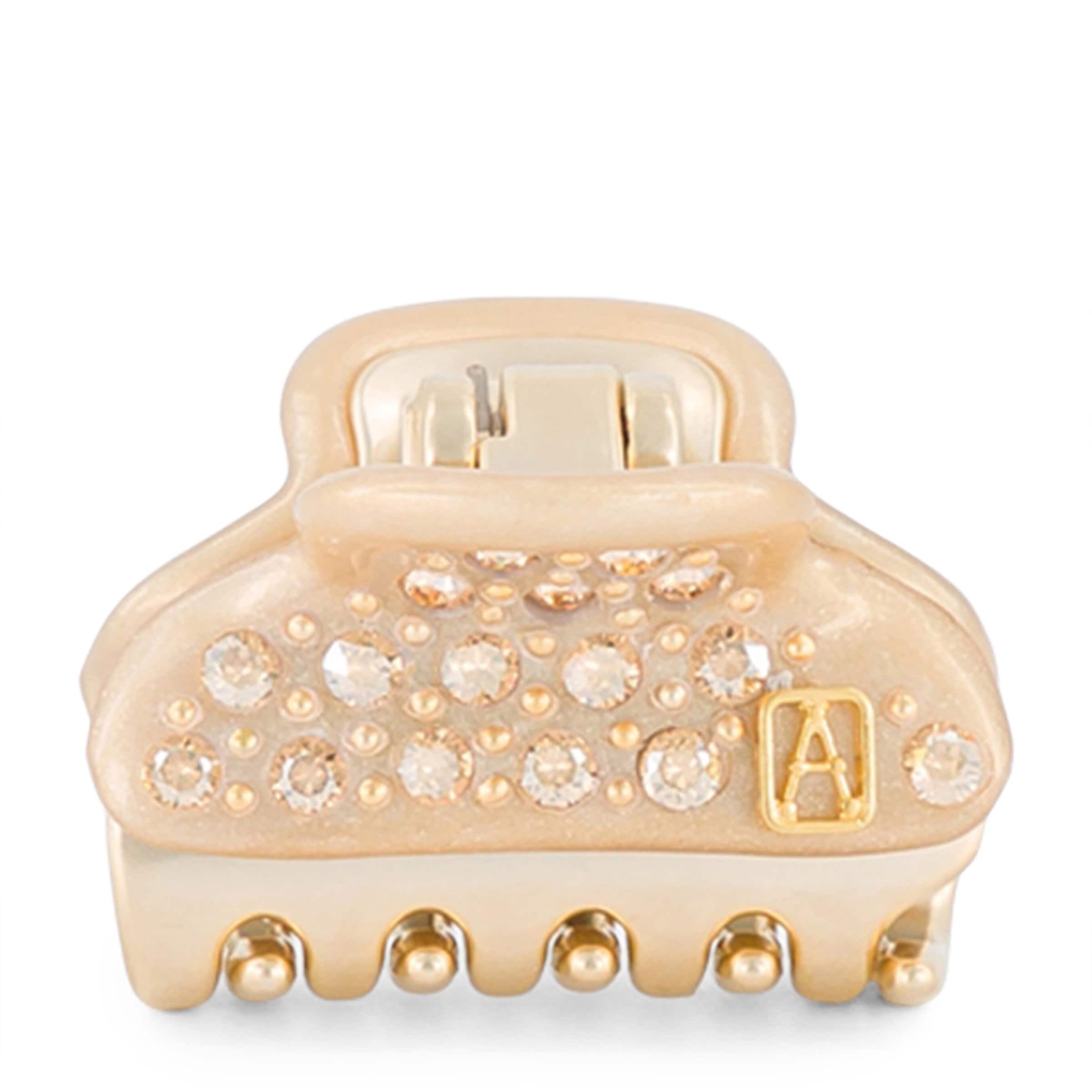 Alexandre de Paris Gold-Plated Crystal-Embellished Claw Hair Clip