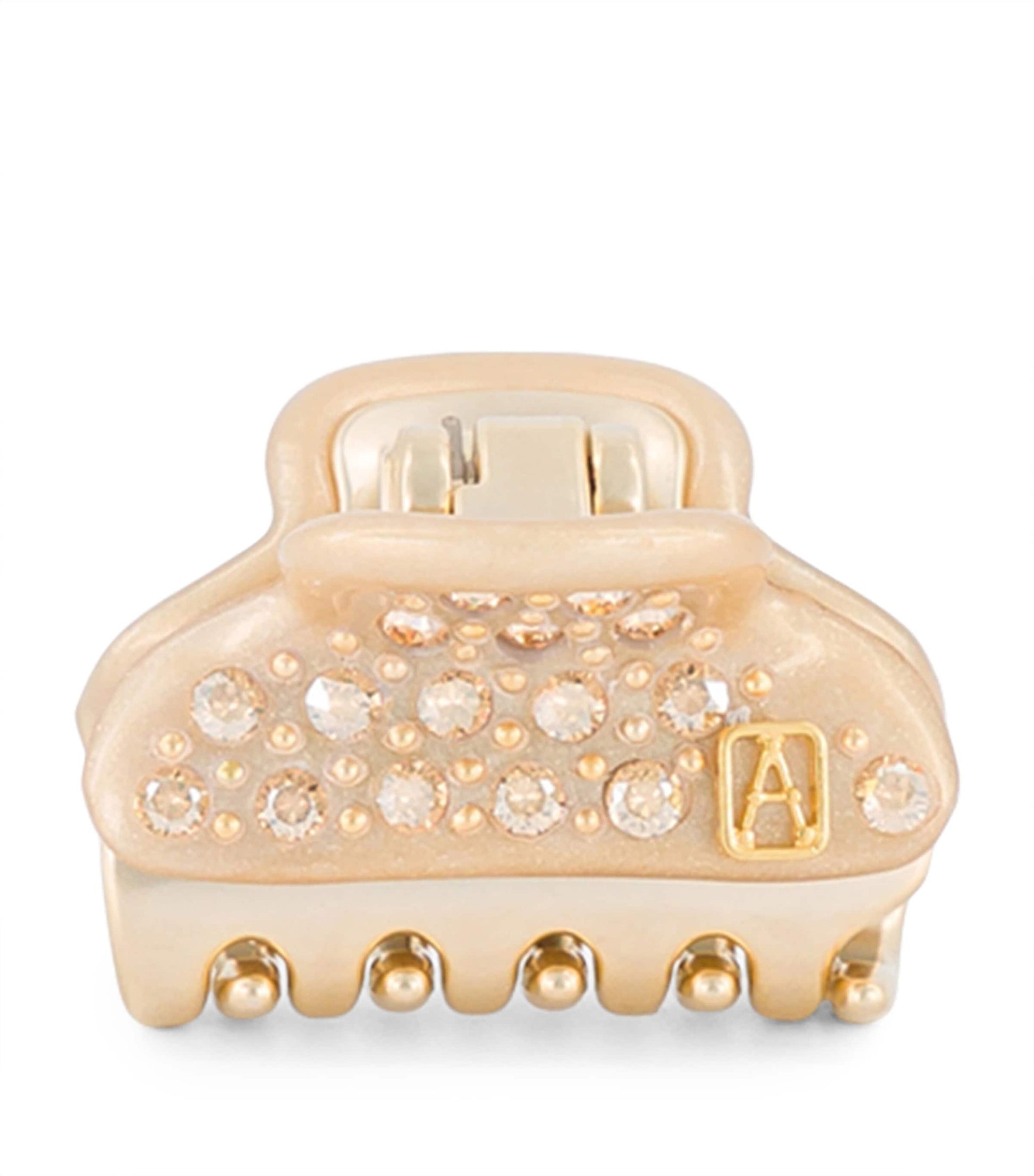 Alexandre de Paris Gold-Plated Crystal-Embellished Claw Hair Clip