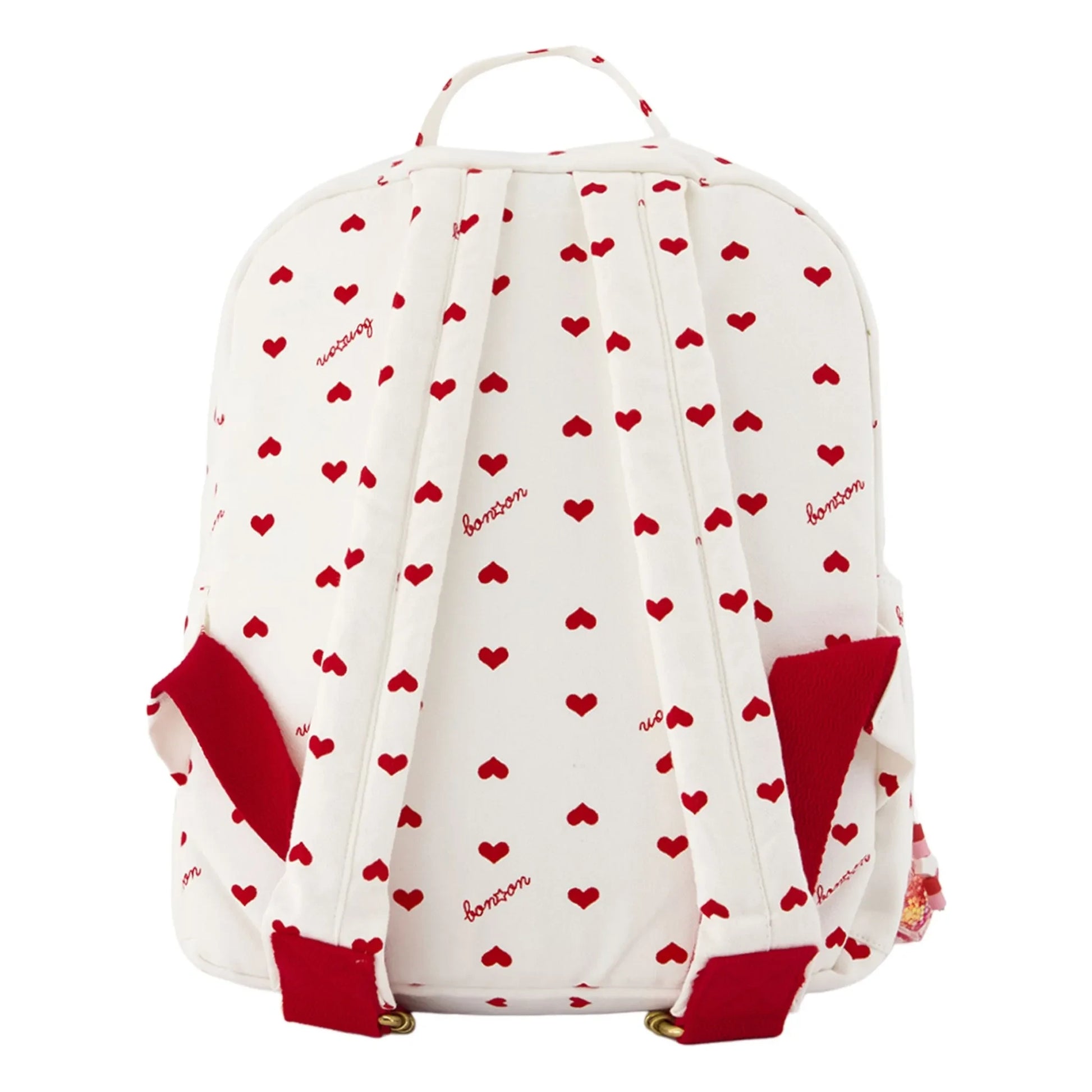 Bonton - PM Backpack Hearts | Ecru