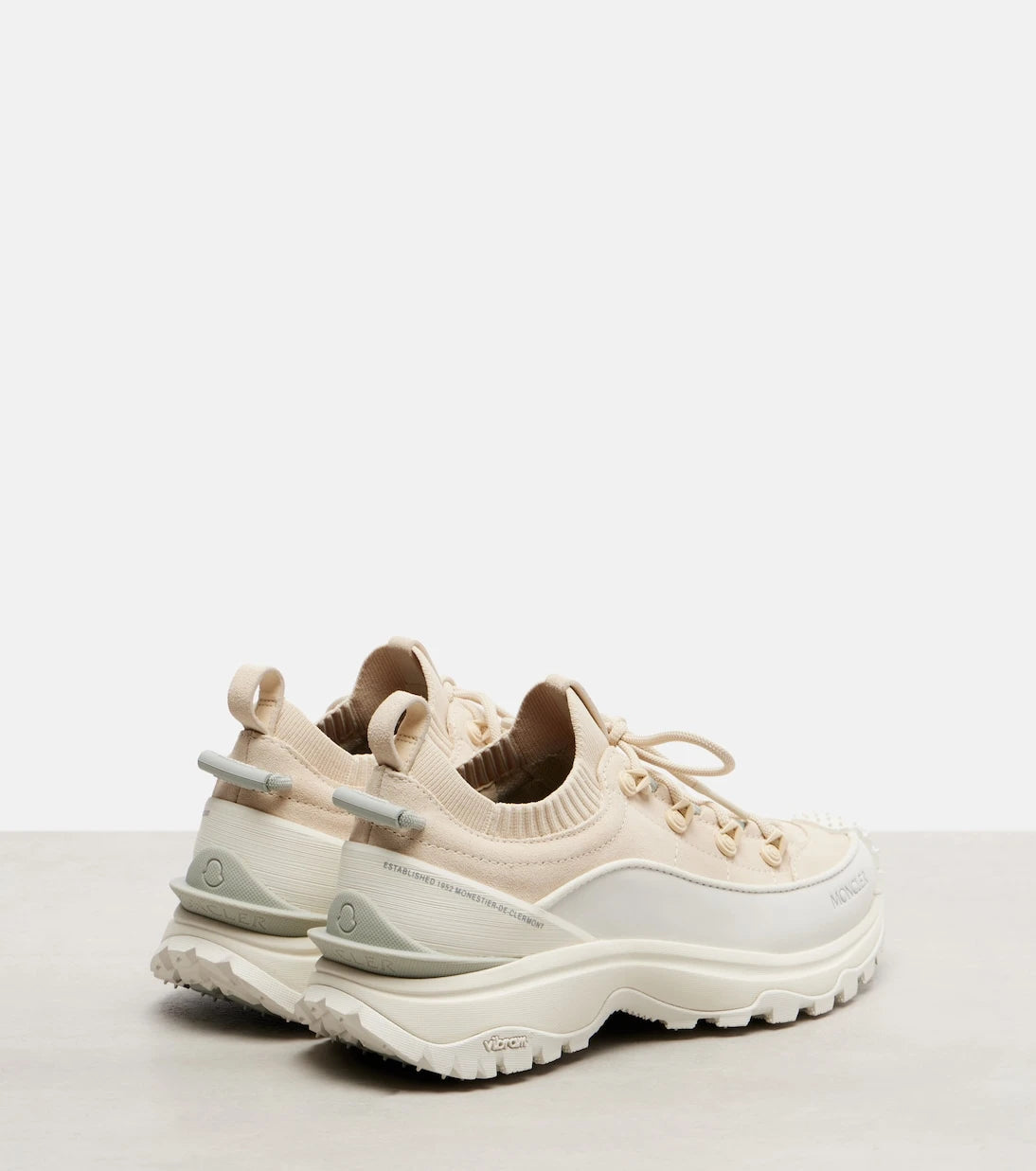 Moncler - Trailgrip Lite3 nubuck & suede sneakers