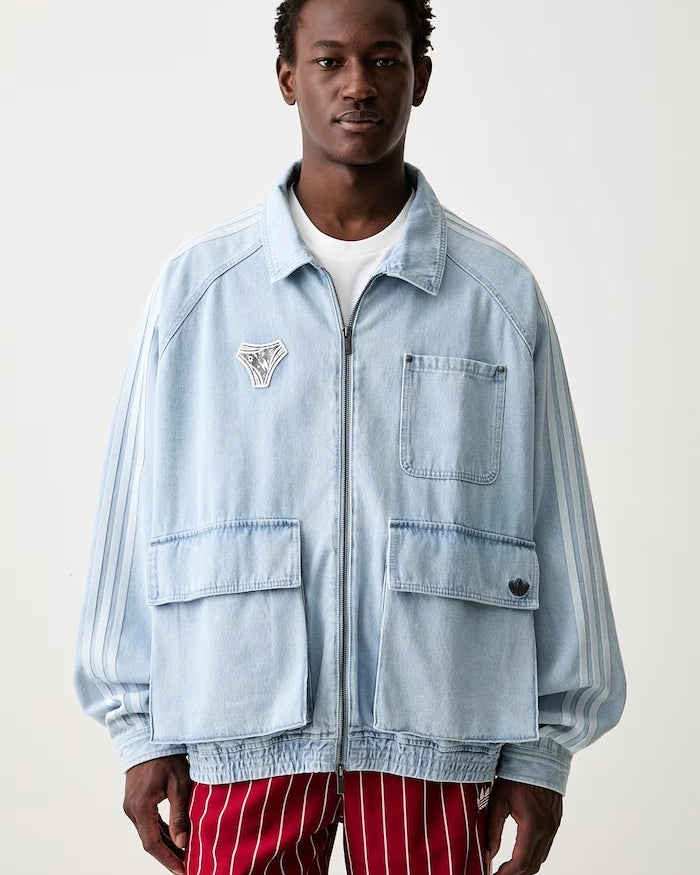 adidas Originals erkek pamuklu kot ceket