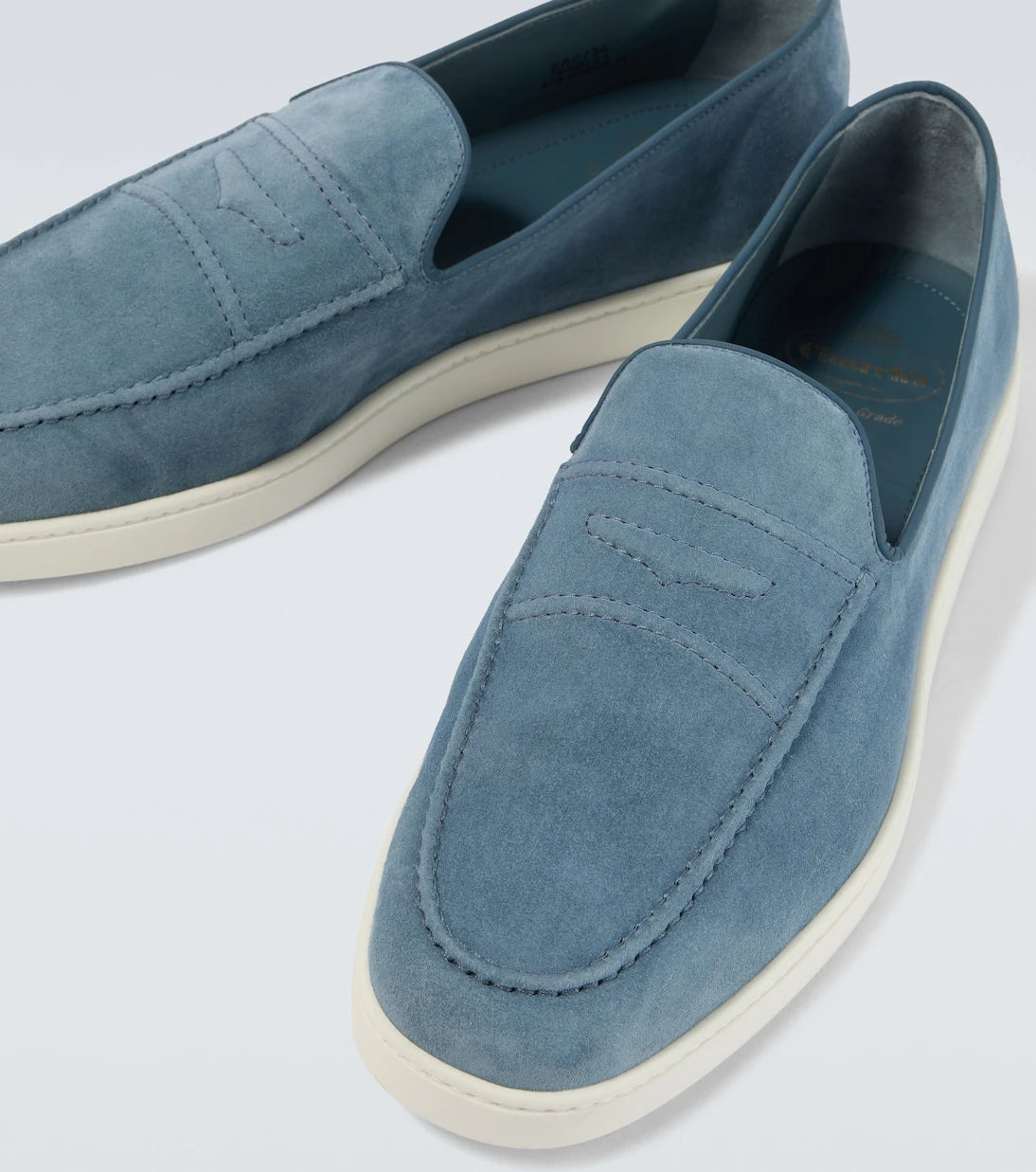 Church's - Pebbles suede penny loafers