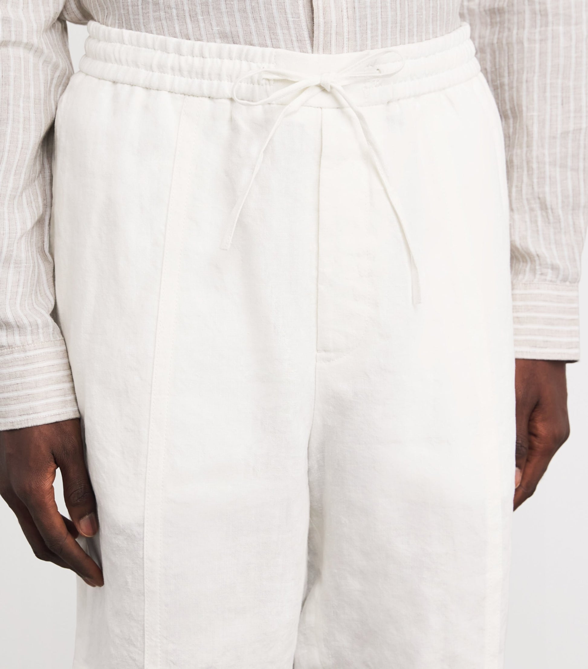 Emporio Armani Linen Bermuda Shorts