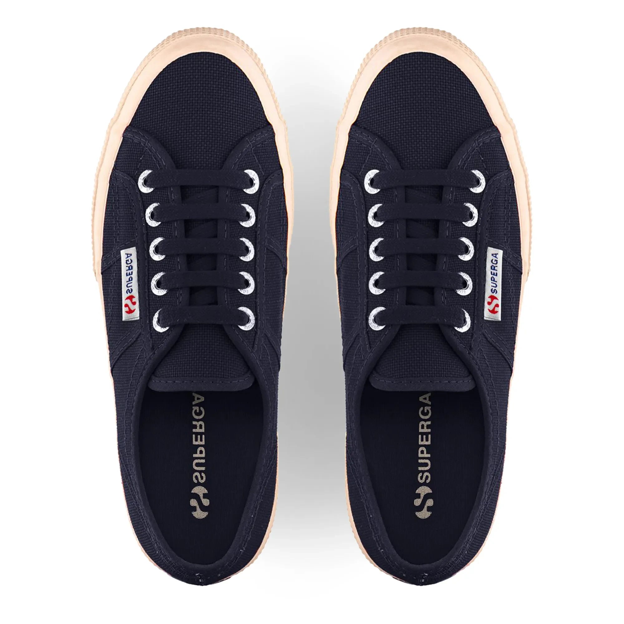 Superga - Cotton Laced Sneakers | Navy blue