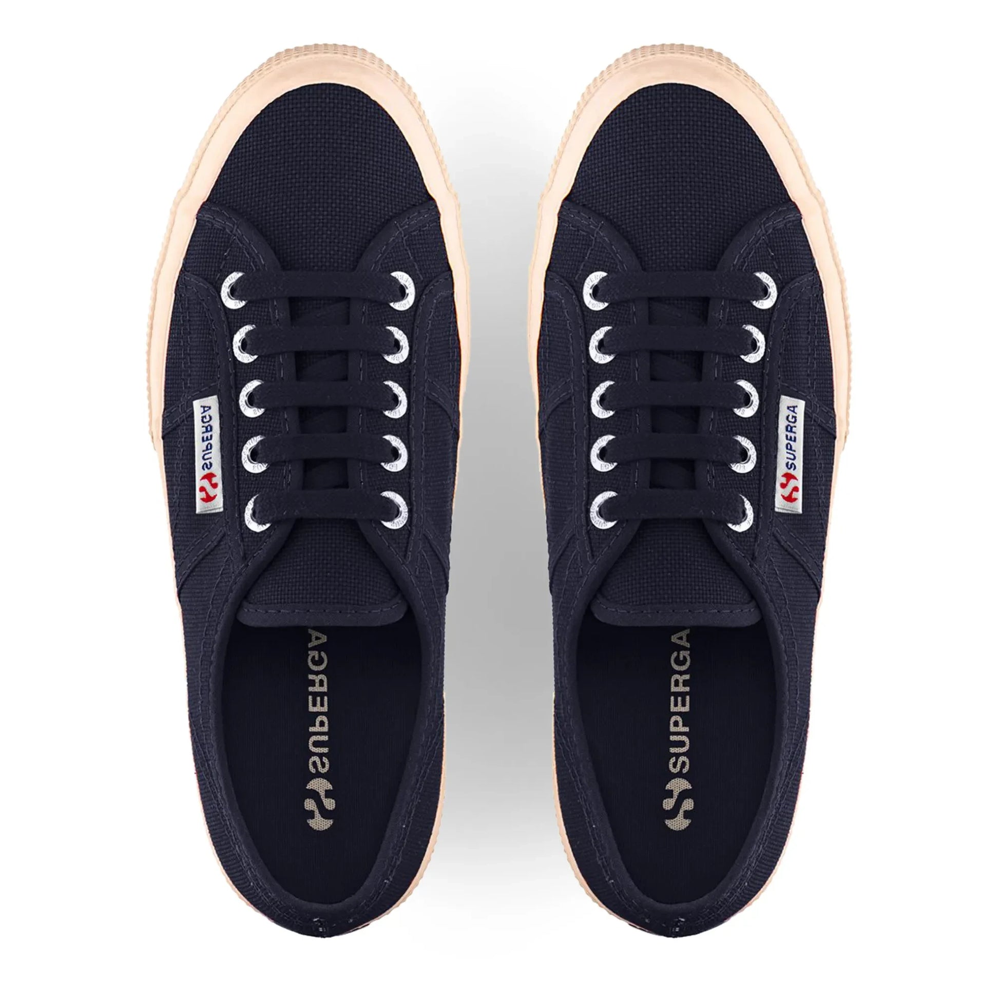 Superga - Cotton Laced Sneakers | Navy blue