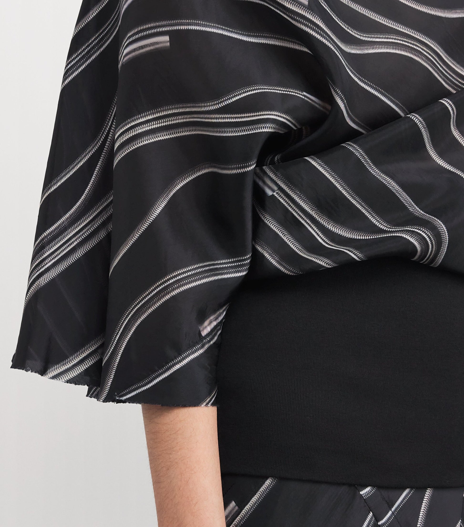 Rick Owens Black Printed Cylinder Top
