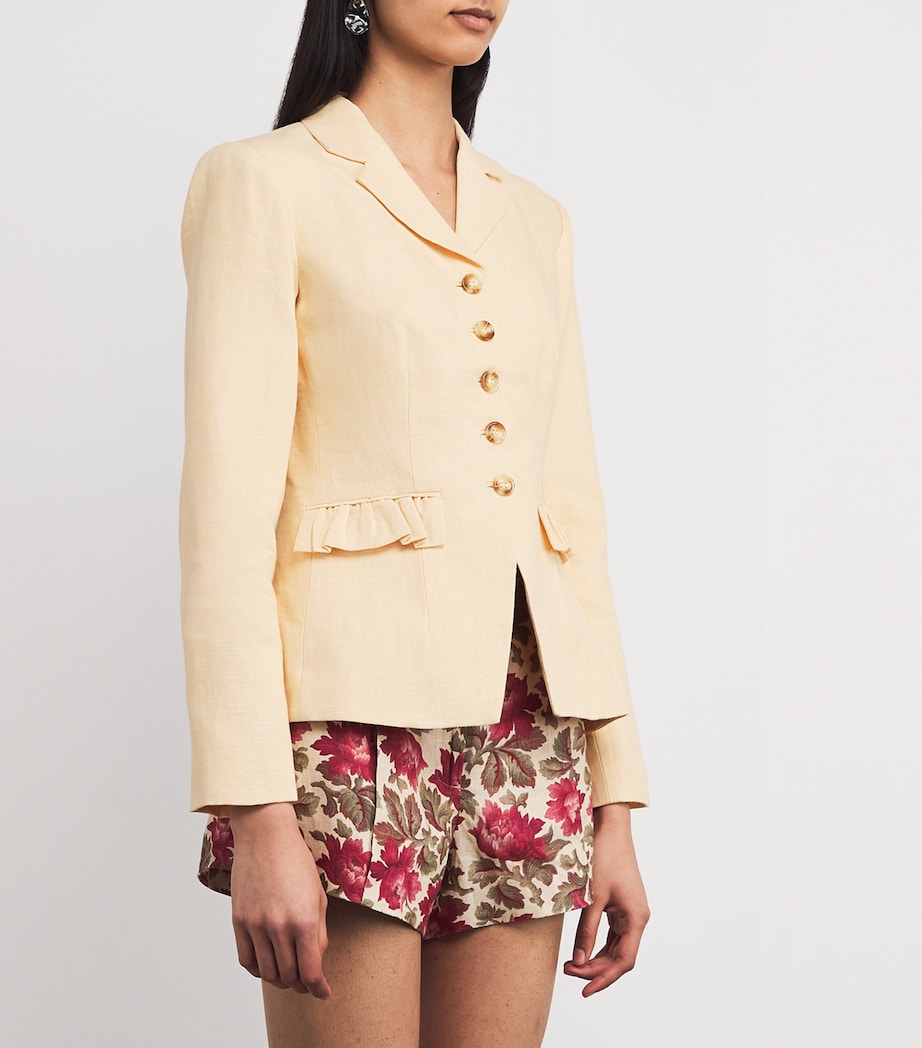 Linen Matilda Jacket DUSTY CITRON