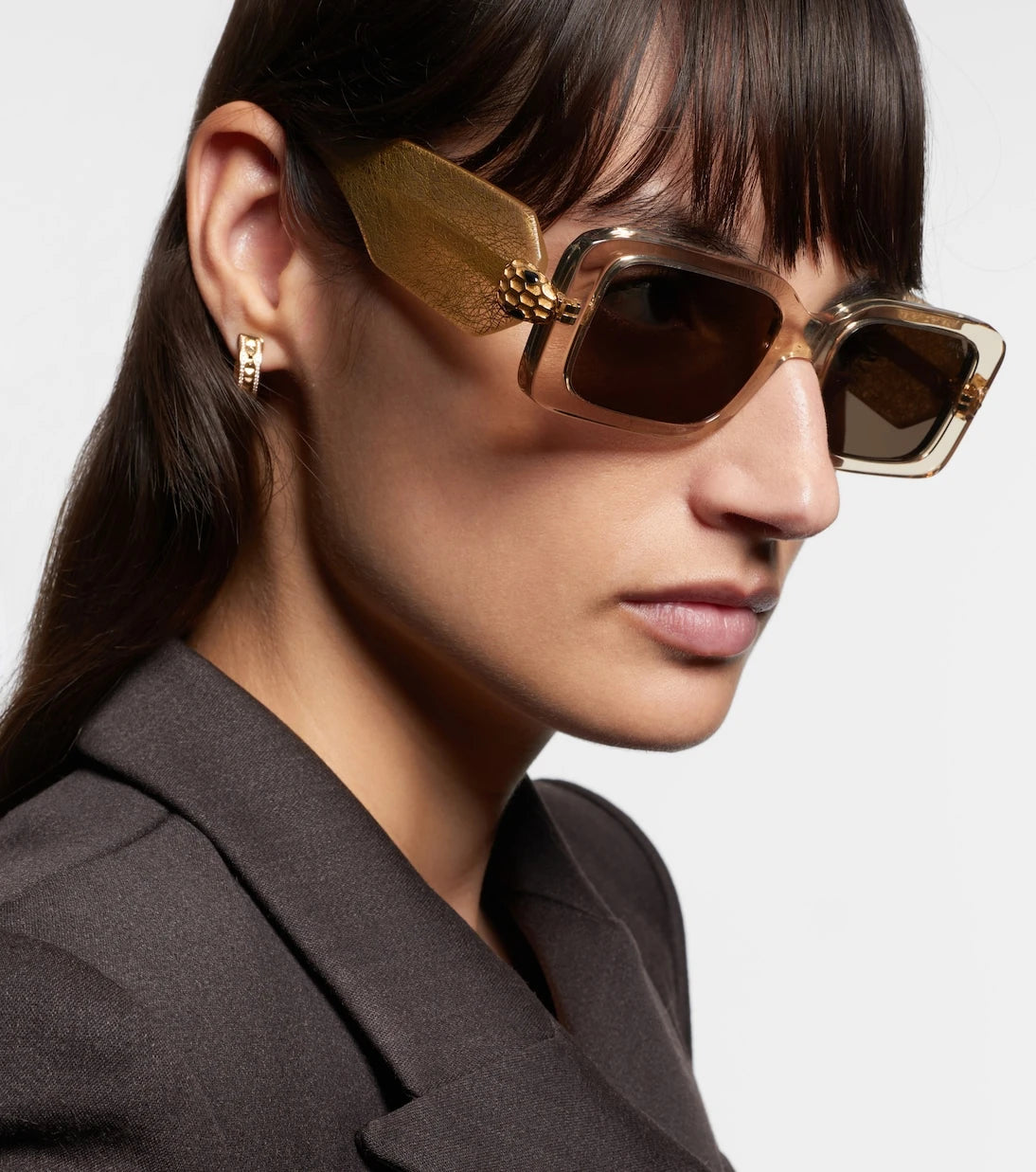 Bvlgari - Serpenti Forever rectangular sunglasses