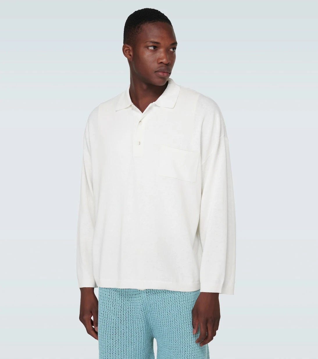 Commas - Oversized polo sweater