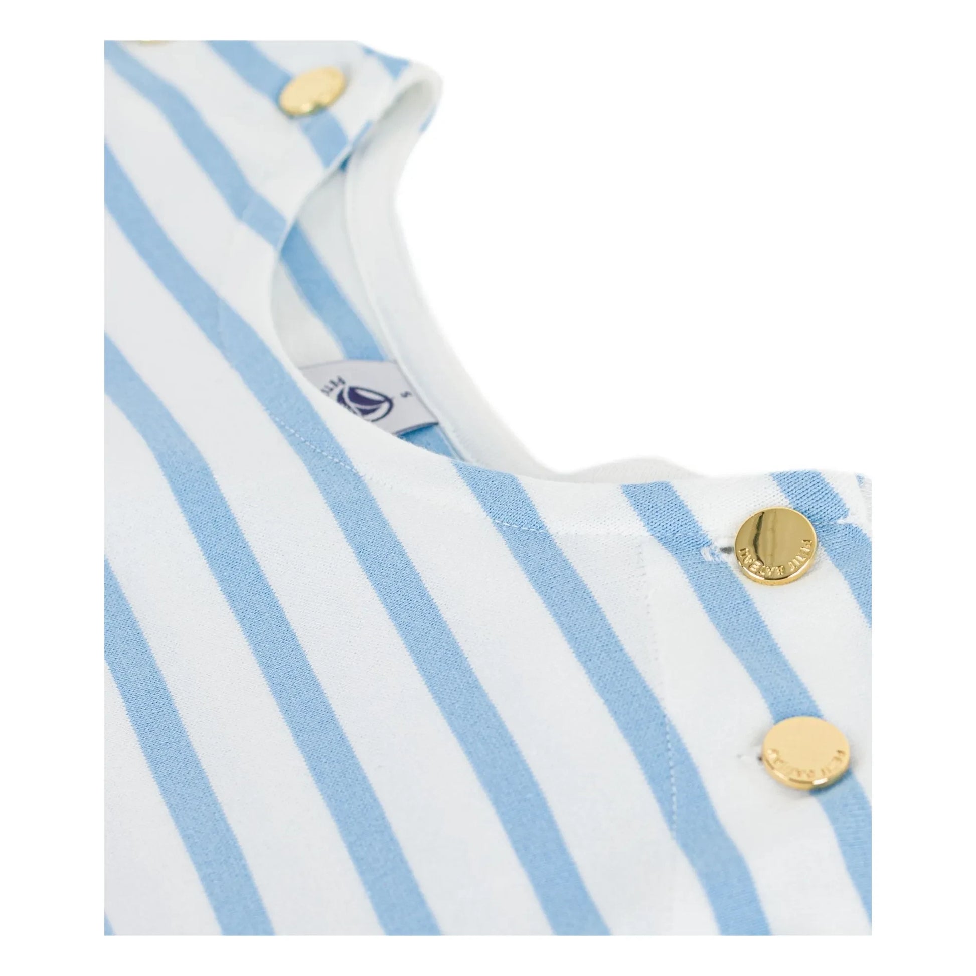 Petit Bateau - Marinière Buttons Bells | Blue