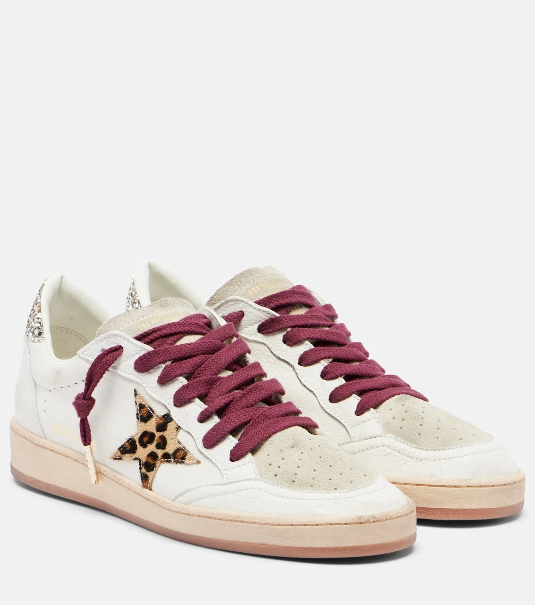 Golden Goose - Ball Star leather and suede sneakers
