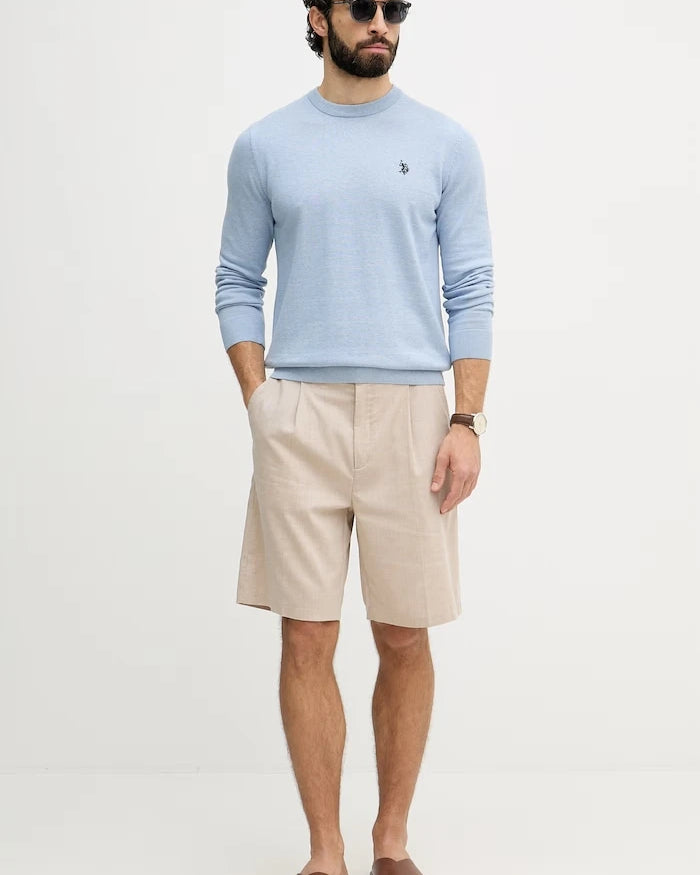 U.S. Polo Assn. Erkek Pamuklu Kazak DHM KNIT