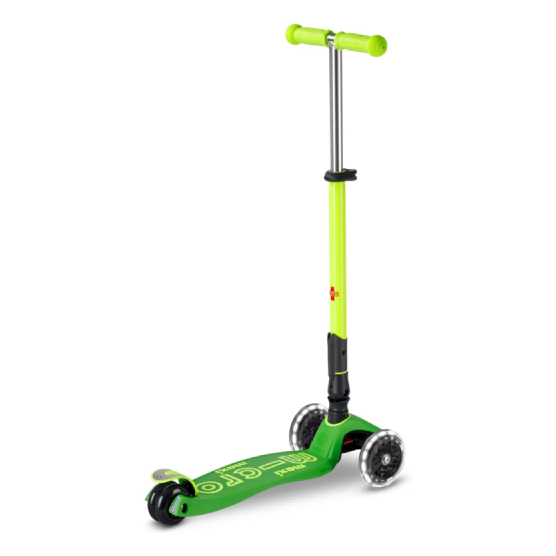 Micro - Maxi Foldable Neon LED Scooter | Green