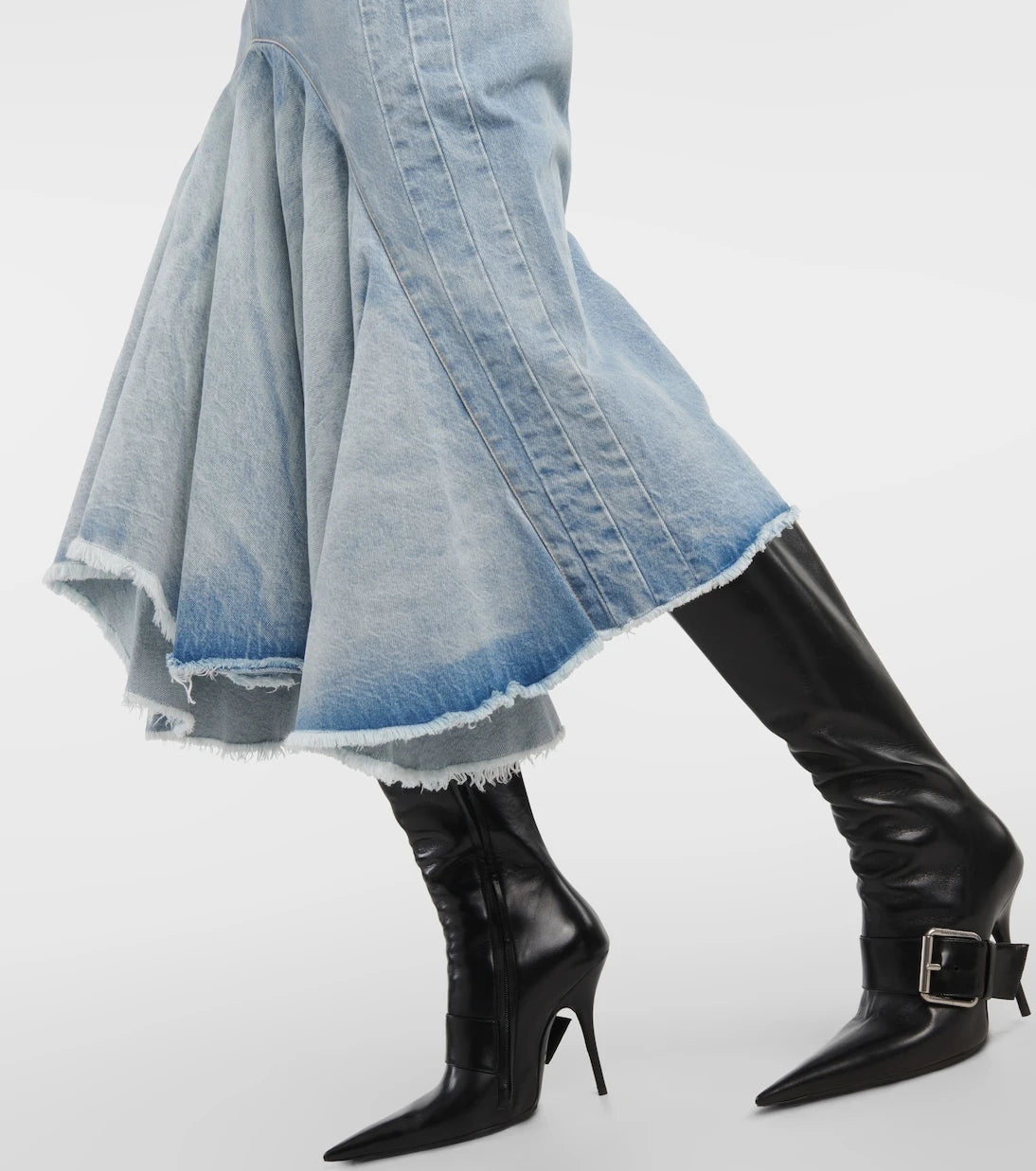 Vetements - Denim midi skirt