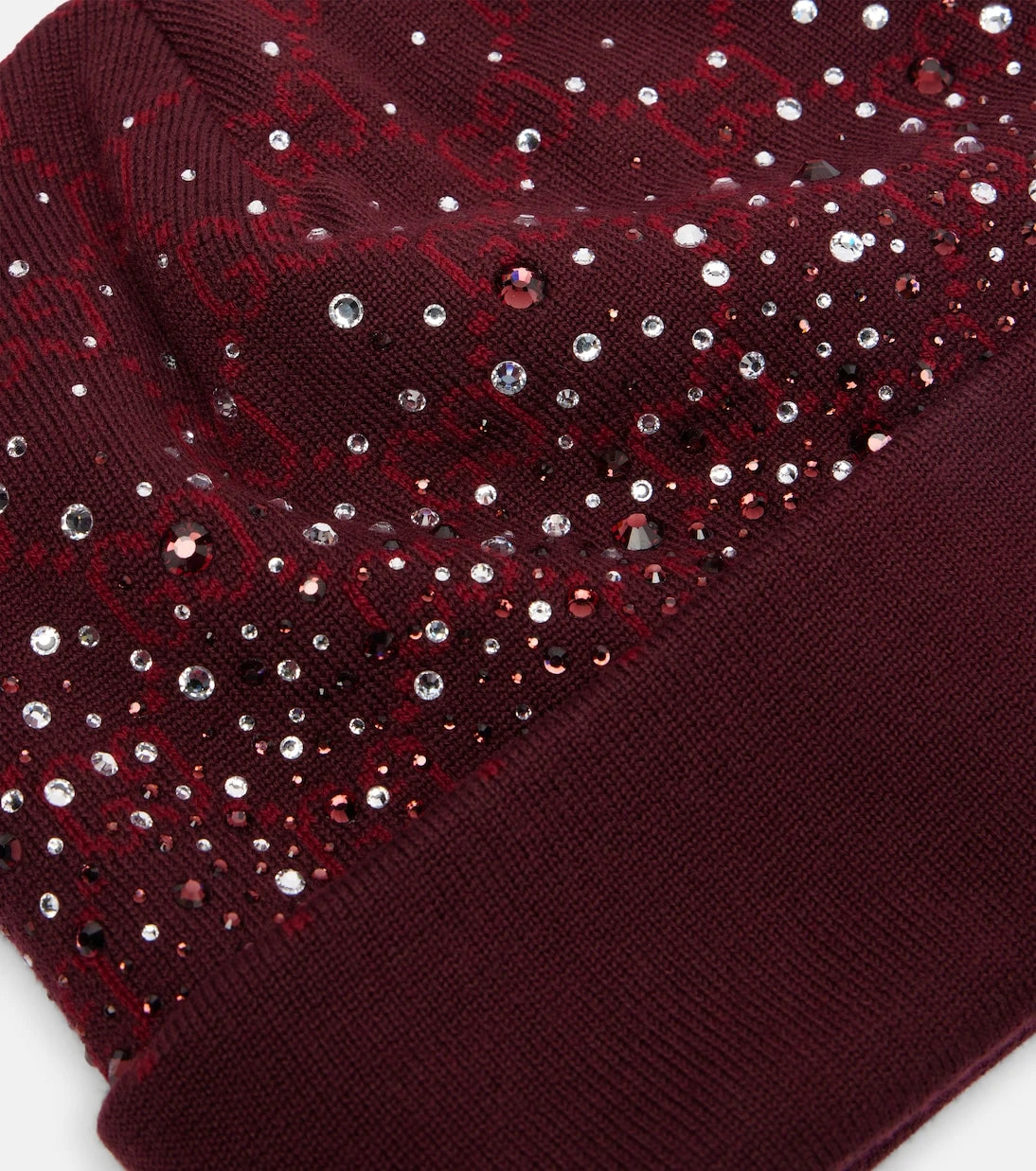 Gucci - GG crystal-embellished wool beanie