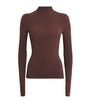 Skims Brown Fits Everyone Rollneck Top