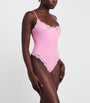 Pink Lace-Trim Fits Everybody Bodysuit
