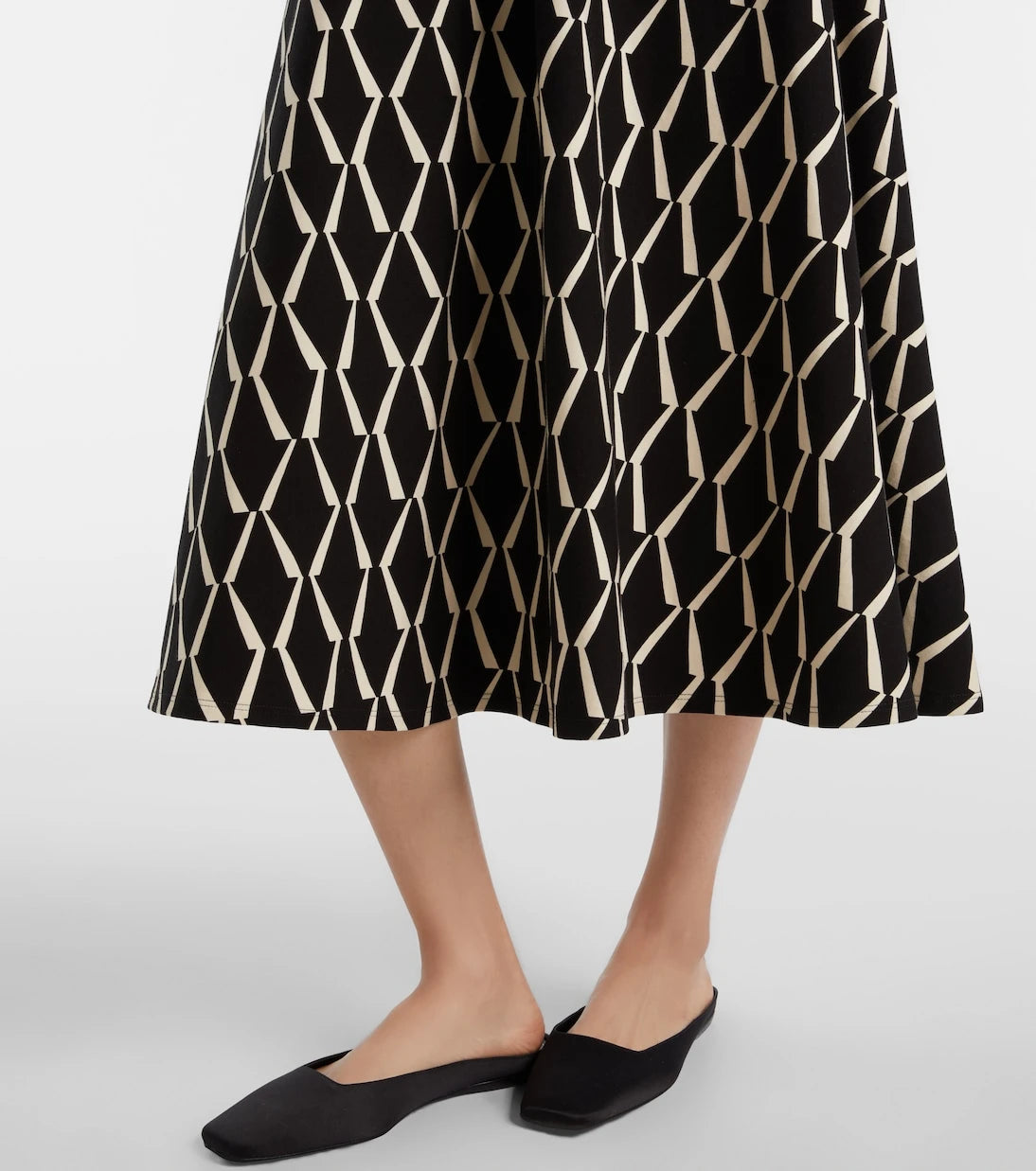 Max Mara - Lampara cotton-blend midi dress