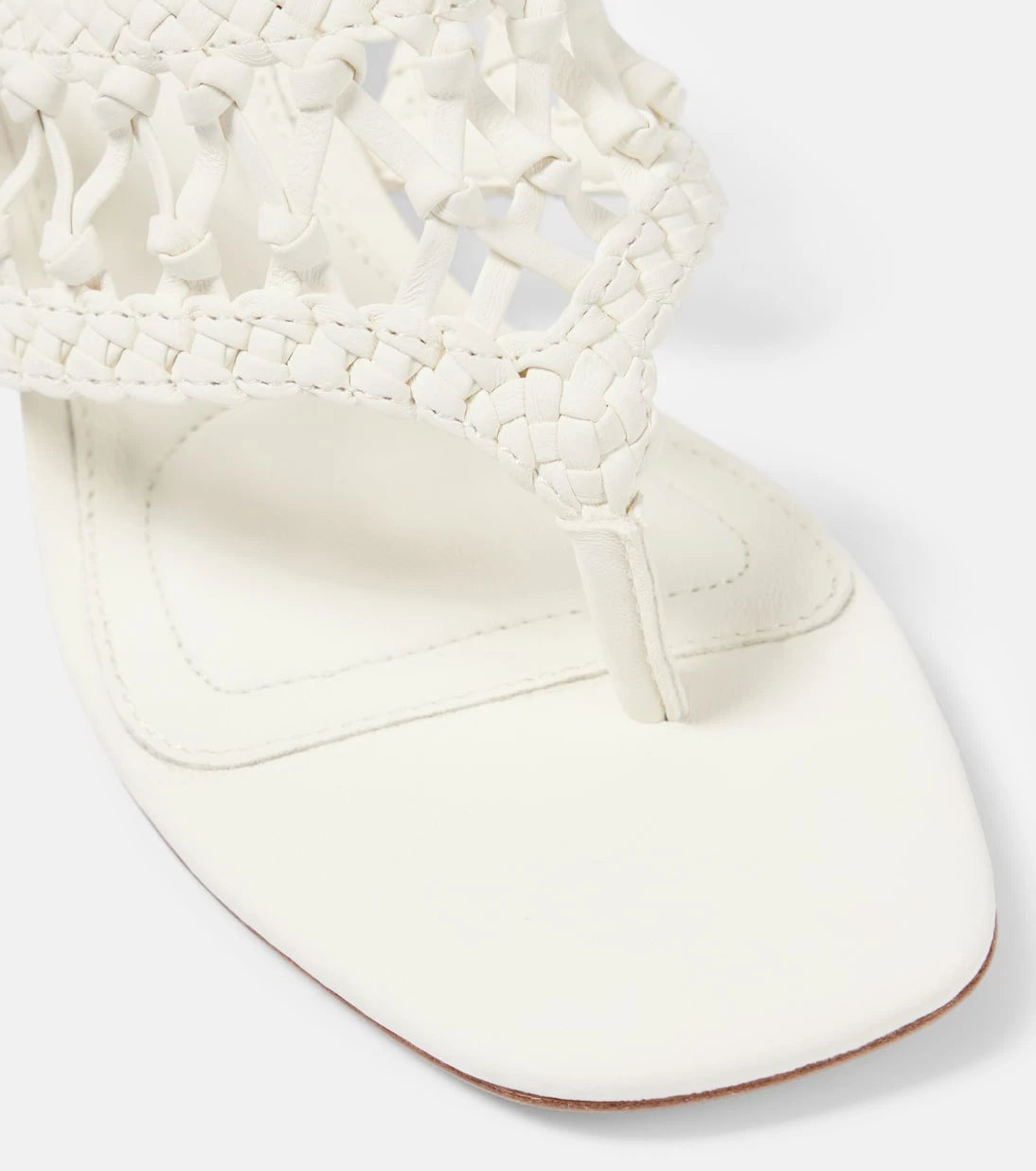 Simkhai - Alia woven leather platform thong sandals