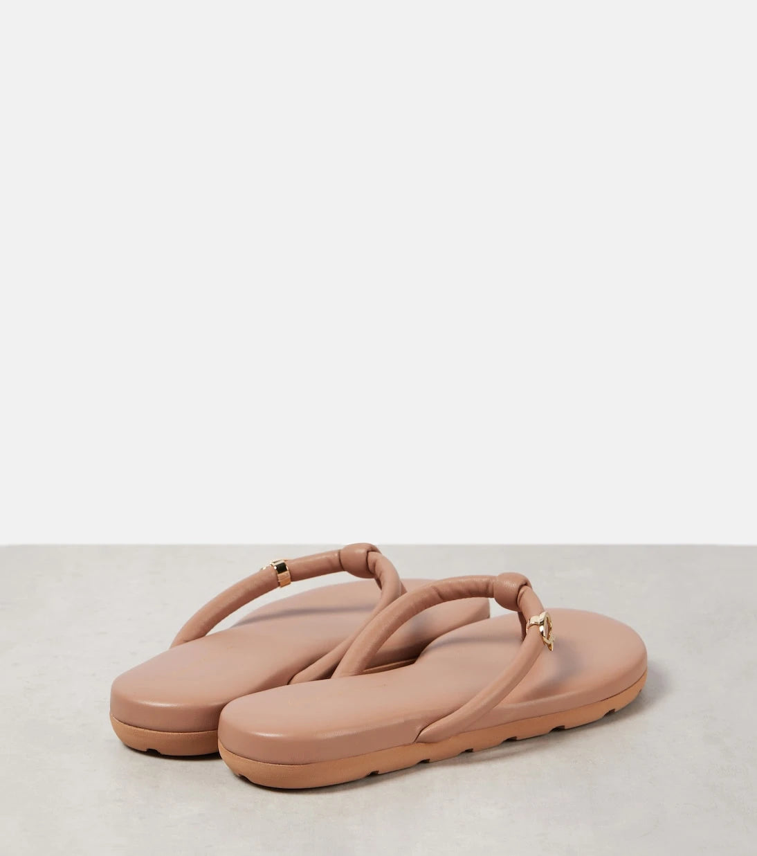 Gianvito Rossi - Juno leather thong sandals
