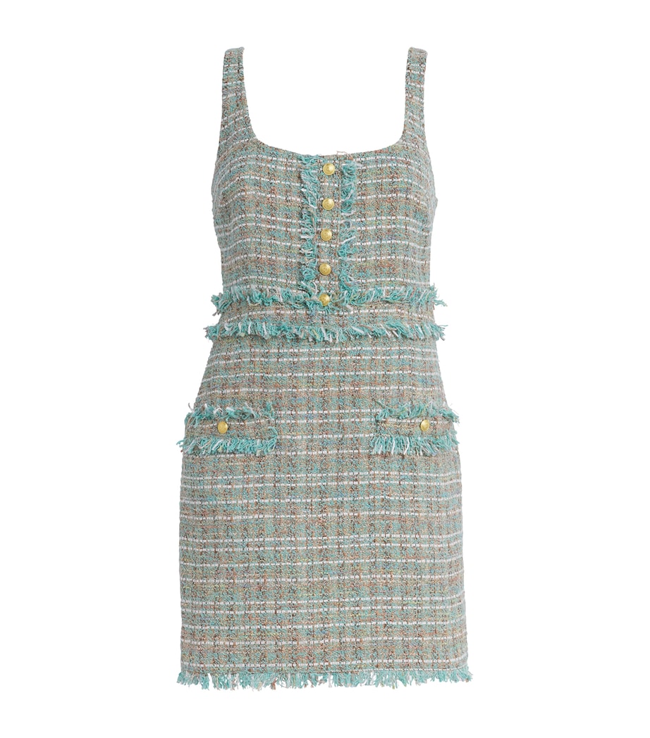 L'Agence Multi Tweed Valli Mini Dress