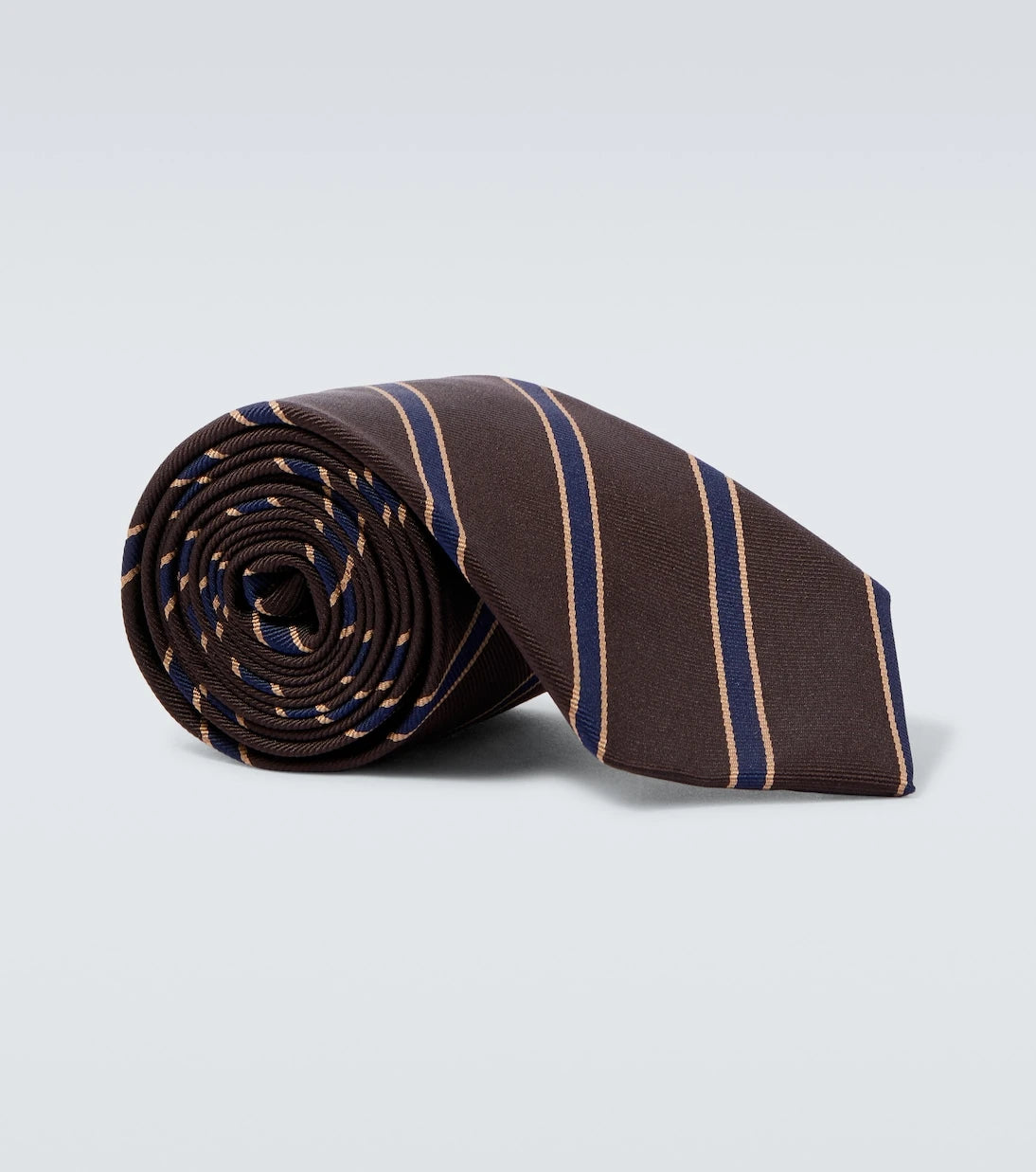 Auralee - Striped silk tie