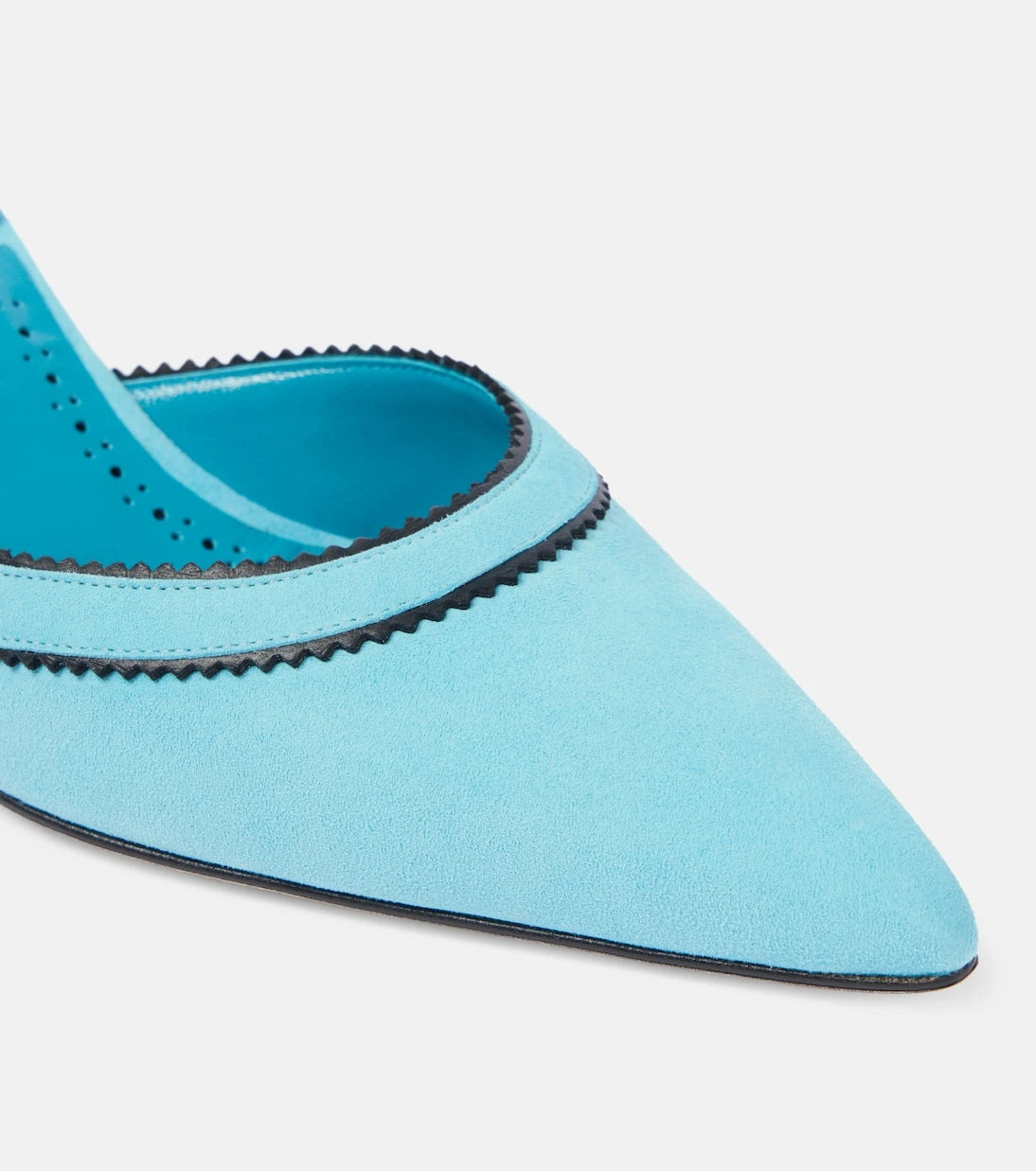 Manolo Blahnik - Brontiasli suede slingback pumps