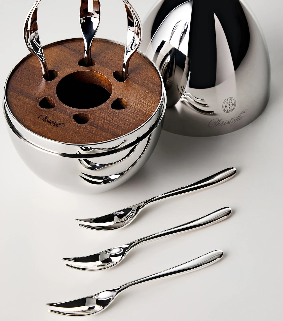 Christofle - Mood Yummy silver-plated 6-piece fork set