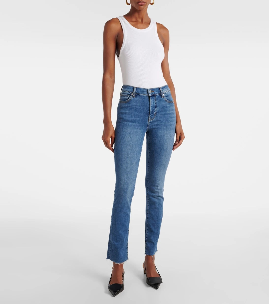Frame - Le High Straight slim jeans
