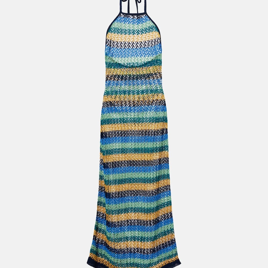 Etro - Striped cotton-blend maxi dress