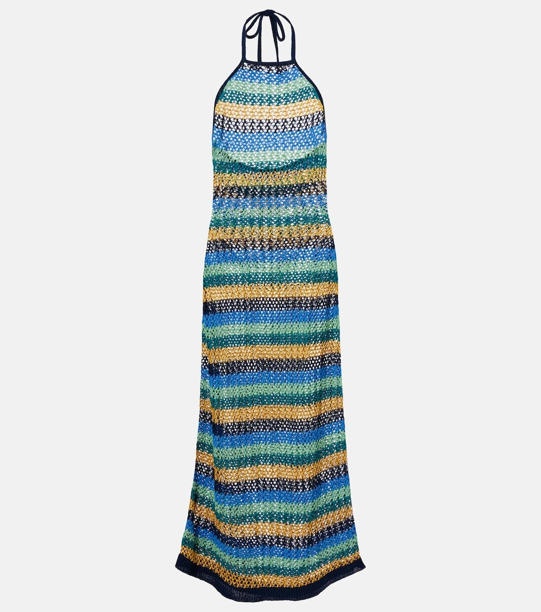 Etro - Striped cotton-blend maxi dress
