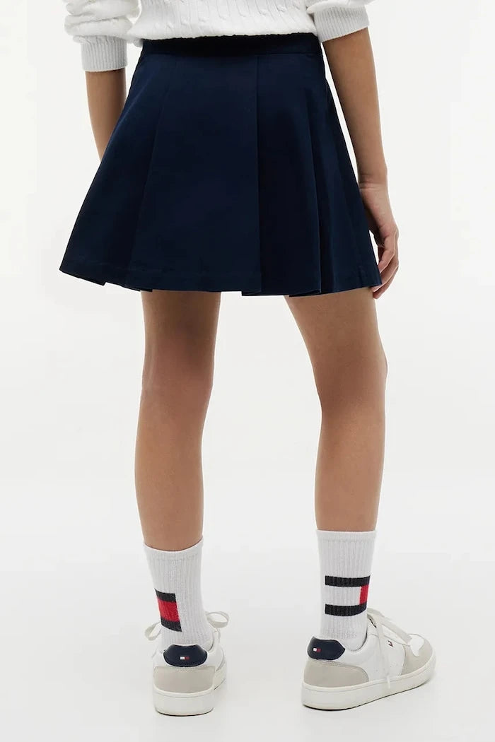 Tommy Hilfiger pamuklu kloş etek
