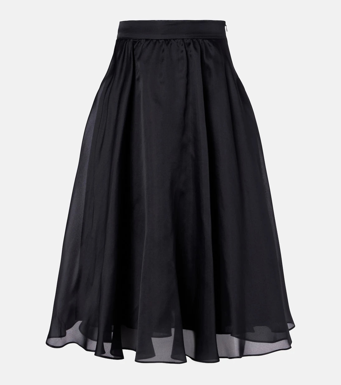Max Mara - Calle silk midi skirt