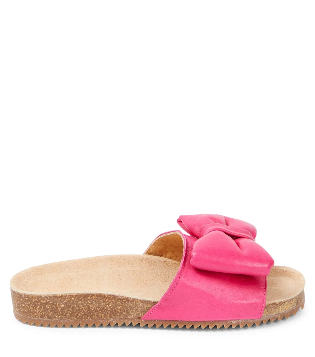 PèPè - Bow-detail leather slides