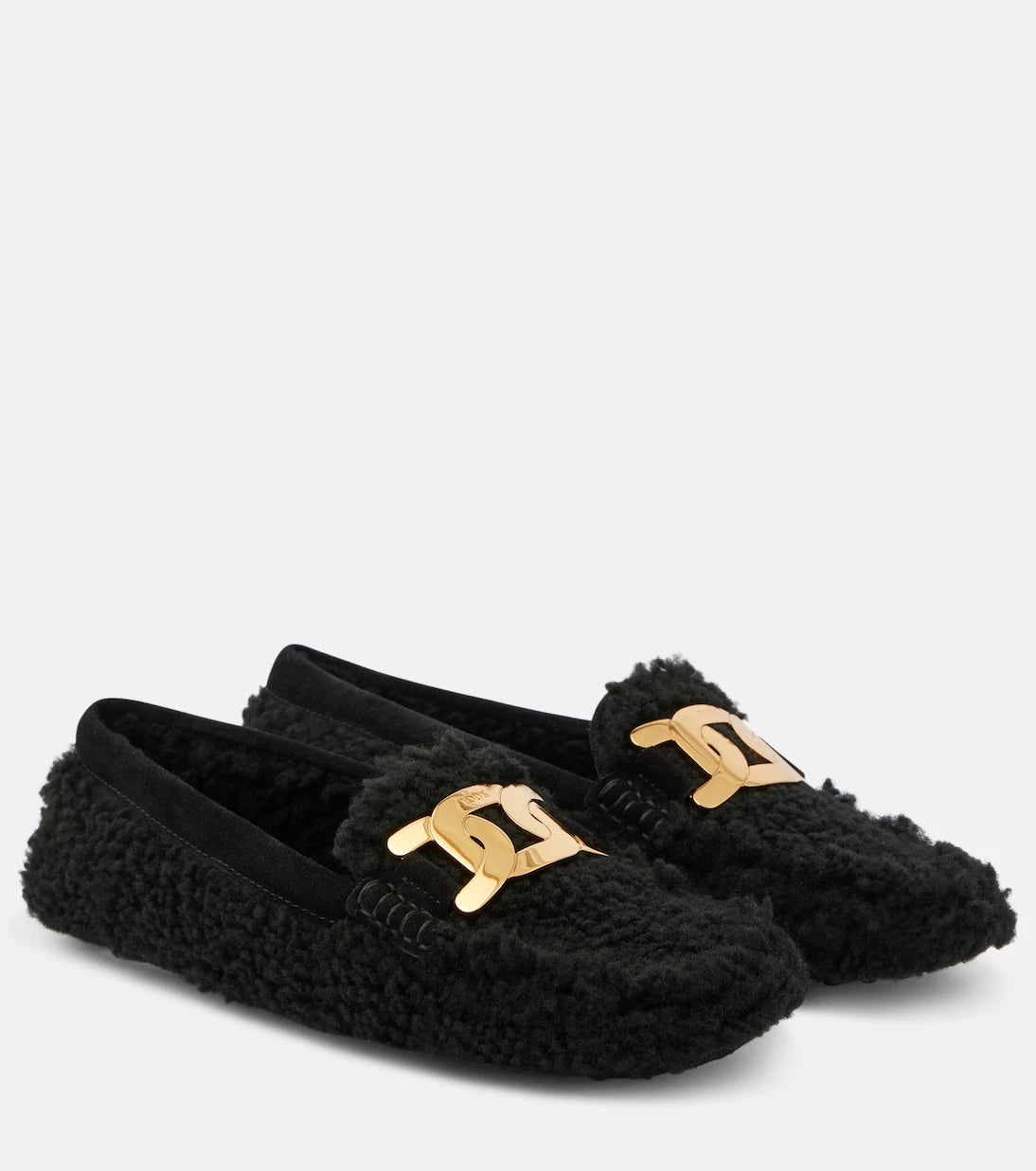 Tod's - Gommini Catena shearling driving shoes