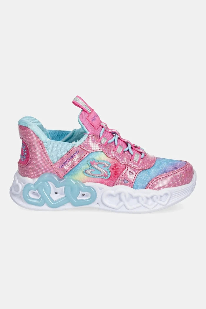 Детски маратонки Skechers INFINITE HEART LIGHTS ETERNAL SHIMMER
