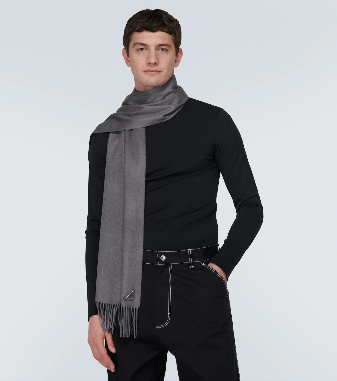Prada - Silk and cashmere scarf
