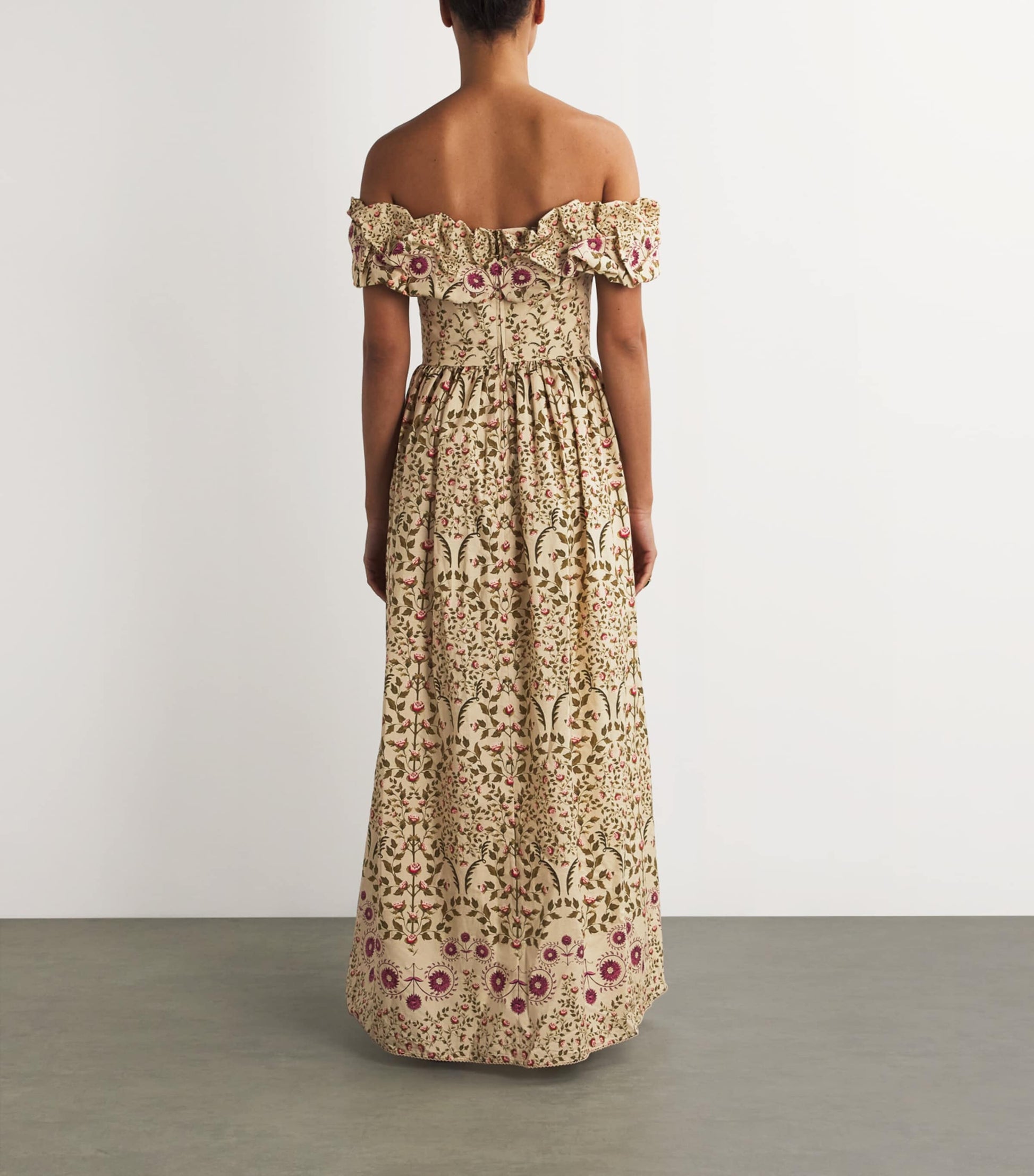 Agua By Agua Bendita Multi Cotton Floral Print Sueño Maxi Dress