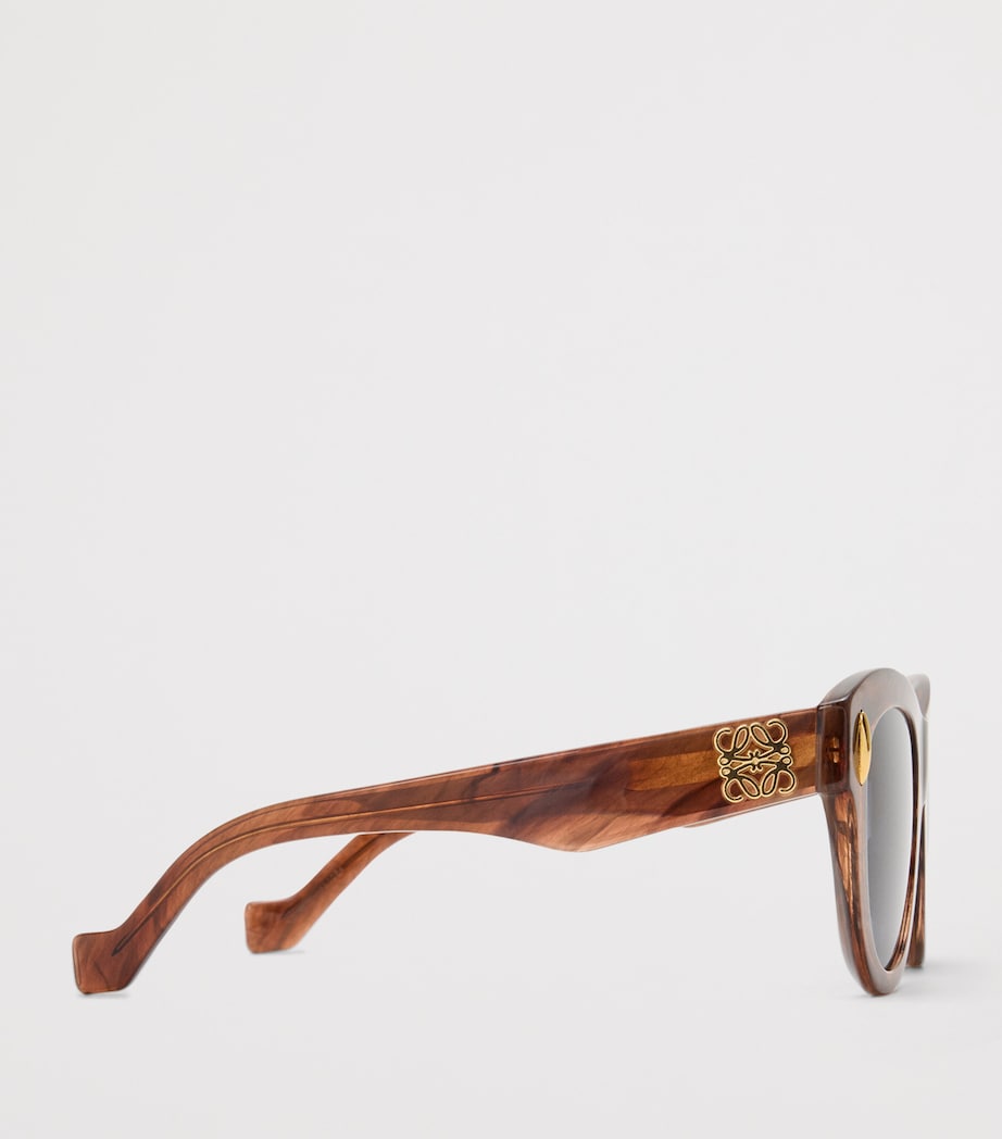 Brown Vintage Screen Sunglasses