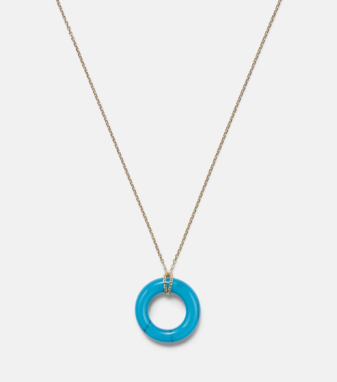 Mateo - 14kt gold pendant necklace with turquoise
