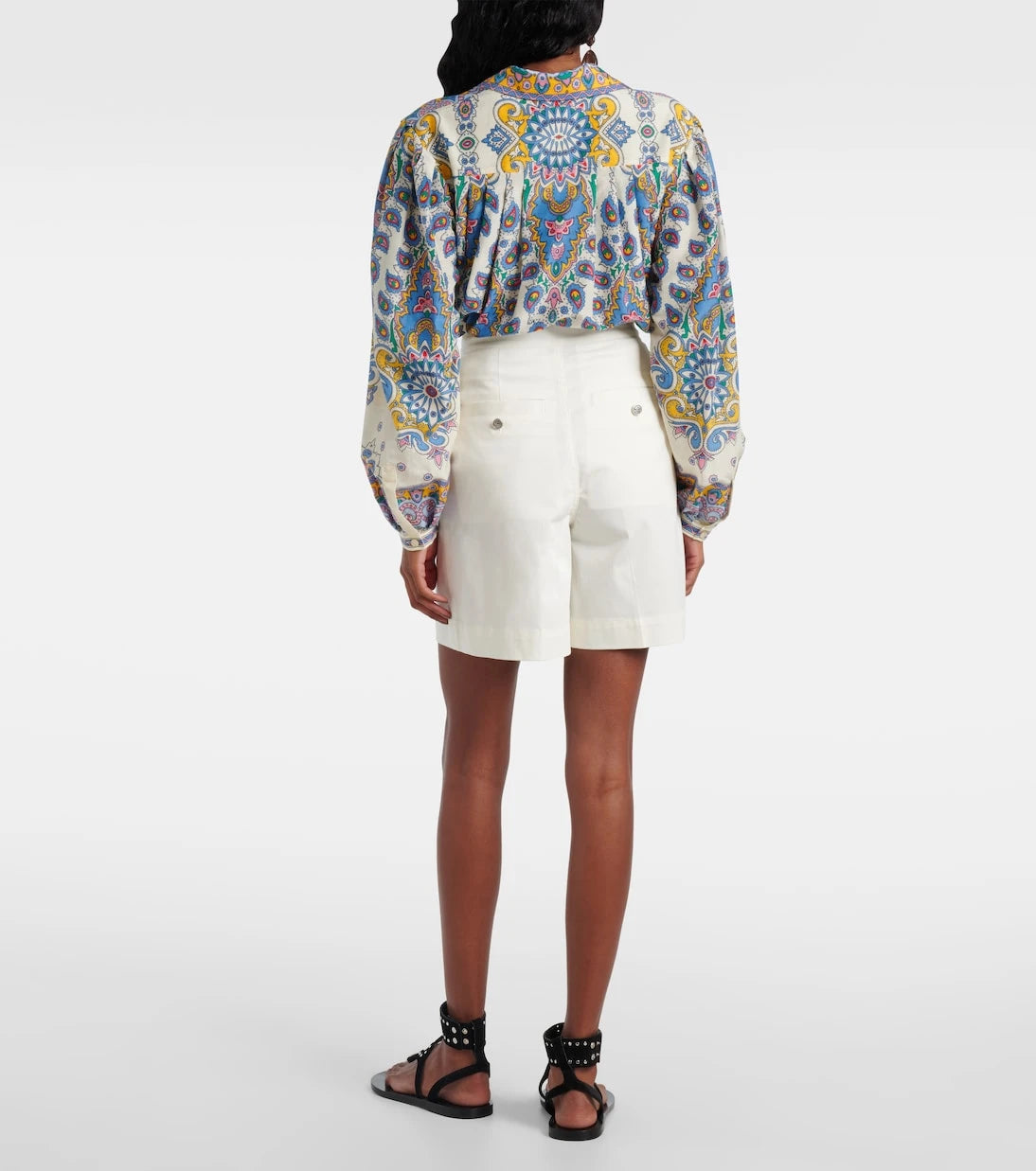 Etro - Cotton-blend shorts