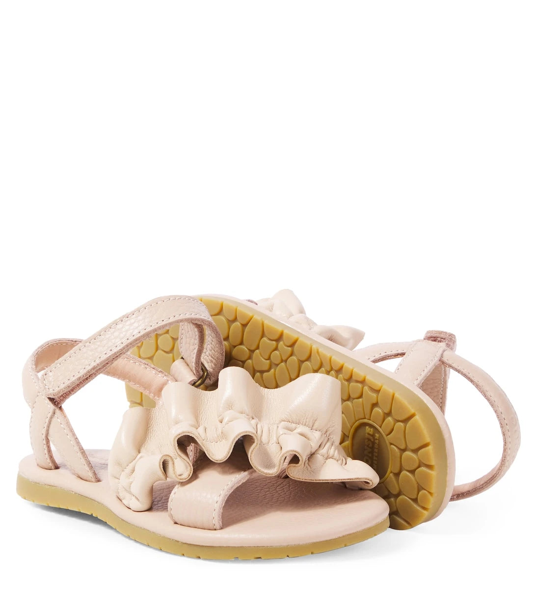 Donsje - Fine ruffled leather sandals