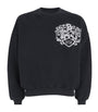 Black Collegiate Crest Sweatshirt